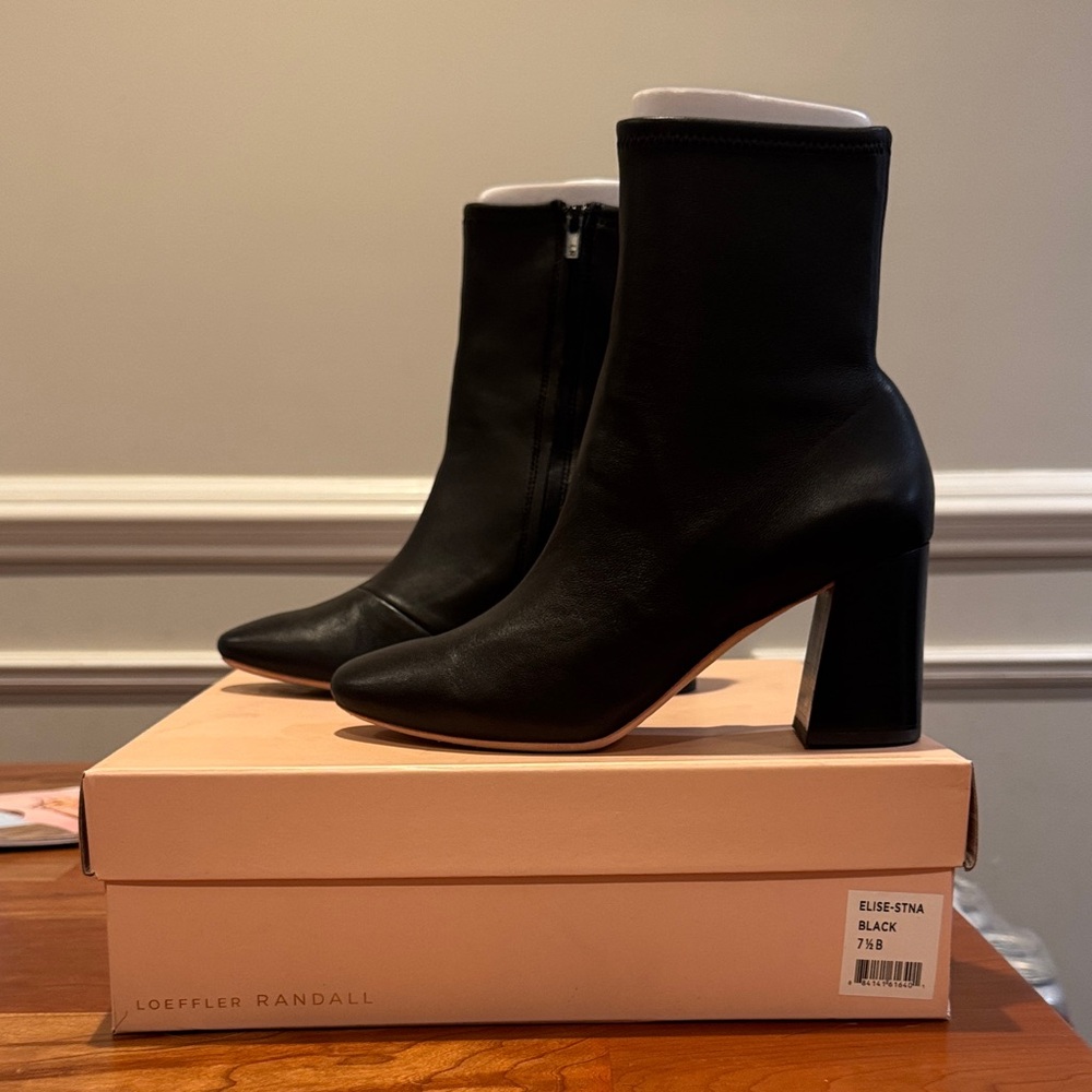Loeffler Randall Woman's Elise Block Heel Booties